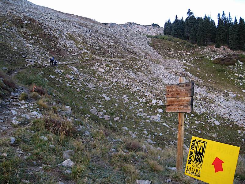 The start of this trail marks the last 15 minutes of the first climb to the Continental Divide